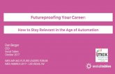 Futureproofing your career: Staying relevant in the age of automation