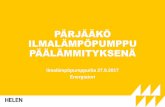 Markku Mannila: Pärjääkö ilmalämpöpumppu päälämmityksenä 27.9.2017