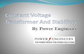 Constant voltage transformer and stabilizer