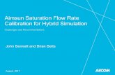 Aimsun saturadion flow rate calibration
