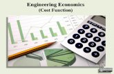 Engineering Economics  (Cost Function)