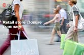 JLL Retail: Store closure summary, October 2017
