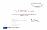 The SUPERSEDE project