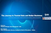 The journey to trusted data and better decisions