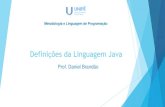 Aula 03 - Definições da linguagem Java