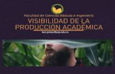 Visibilidad de la producción académica