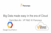 Big Data made easy in the era of the Cloud - Demi Ben-Ari