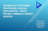 Technology for Human Trafficking and sexual exploitation - Trace Projects Findings and Recent Updates