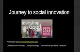 Journey to social innovation anne marie elias investing for good ncoss 2016