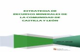 Estrategia recursos minerales de Castilla y León 2017-2020