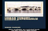 Urban theory and the urban experience (1)