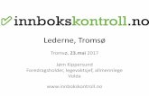 Innbokskontroll for Lederne, Tromsø - 23.mai 2017