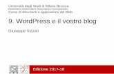 9 - Wordpress e il vostro blog
