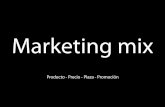 Marketing mix producto 4 p del marketing