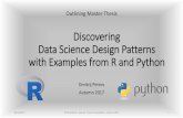 Discovering Data Science Design Patterns with Examples from R and Python Software Ecosystem
