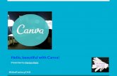 Hello, beautiful with Canva!