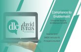 Compliance to Enablement - SABSA & GDPR