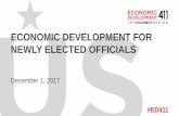 ED411 | 2017 | Track 3: Economic Development for Newly Elected Officials
