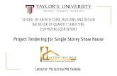 Assignment - Single Storey Show House (Presentation)
