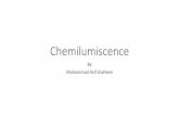 Chemiluminescence, types of luminescent