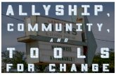 Allyship, community, and tools for change.