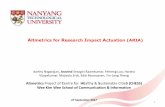 Altmetrics for Research Impact Actuation (ARIA)