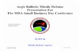 Aegis Ballistic Missle Defense Presentation