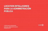 Location Intellligence para administraciones públicas