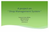Shop management system