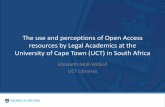 The Use and Perceptions of Open Access Resources by Legal Academics at the University of Cape Town