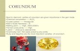 corundum( ruby & Saphhire)