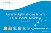 Genuine Agility through LeSS Product Ownership
