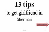13 tips to get girlfriend in sherman