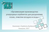Invest presentation Sorbents of Kuzbass_2017