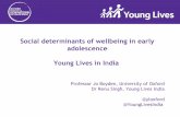 Social determinants of wellbeing in early adolescence
