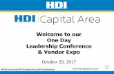 HDI Capital Area One Day Leadership Conference and Vendor Expo 2017