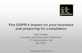 The GDPR’s impact on your business and preparing for compliance