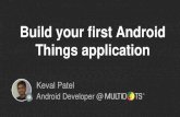Build your first android things application