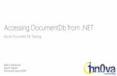 Azure DocumentDb Training  - Accessing DocumentDb from .net