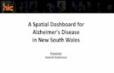 A spatial dashboard for the dementias in New South Wales