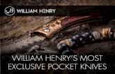William Henry's Most Exclusive Knives