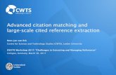 Advanced citation matching and large-scale cited reference extraction
