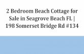 2 Bedroom Beach Cottage for Sale in Seagrove Beach FL | 198 Somerset Bridge Rd #134