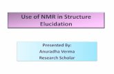 use of nmr in structure ellucidation