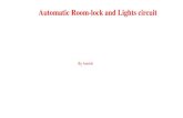 Automatic Room Lock And Lights Off Circuit