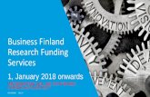 Business Finland research funding services