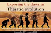 Exposing the flaws in Theistic Evolution