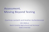 NEW_ Assessment, Moving Beyond Testing