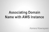 Associating domain name with AWS instance