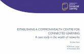 Establishing a Commonwealth Centre for Connected Learning